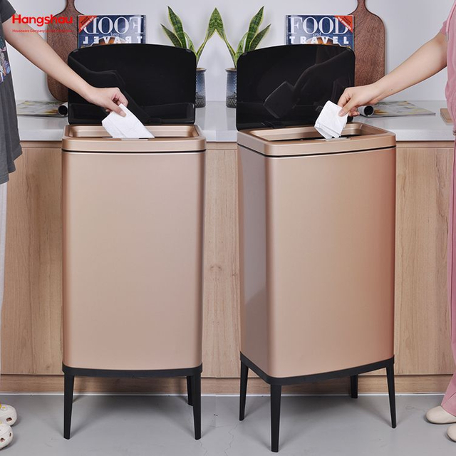 Papelera Inteligente Sensor Automatic Dustbin Smart Kitchen Rubbish Dust Plastic Garbage 14.5 Gallon Trash Can Waste Bins