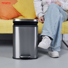 12l Stainless Steel Foot Operated Waste Bins For Hotel Bathroom Pedal Trash Can