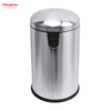 20L Household Stainless Steel Round Pedal Bin B Waste Bins Genre Dustbin Garbage Can athroom Inner Bucket Trash Bin with Step Pedal for Office And Kitchen Use