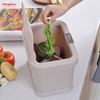 Direct Manufacturer Plastic Compost Bin Kitchen Rectangular Food Trash Can With Filter