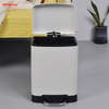 6L Home Kitchen Soft Close Stainless Steel Easy Cleaning Metal Trash Can Bin With Foot Pedal