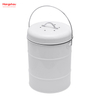 Waste Bin with Handle Open Top Trash Bin Lid Detached From Compost Bin Household Kitchen Round Food Compostable Compost Bin 
