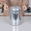 Stainless Steel Kitchen Compost Bin Countertop Table Garbage Container Odor-free Compost Bin