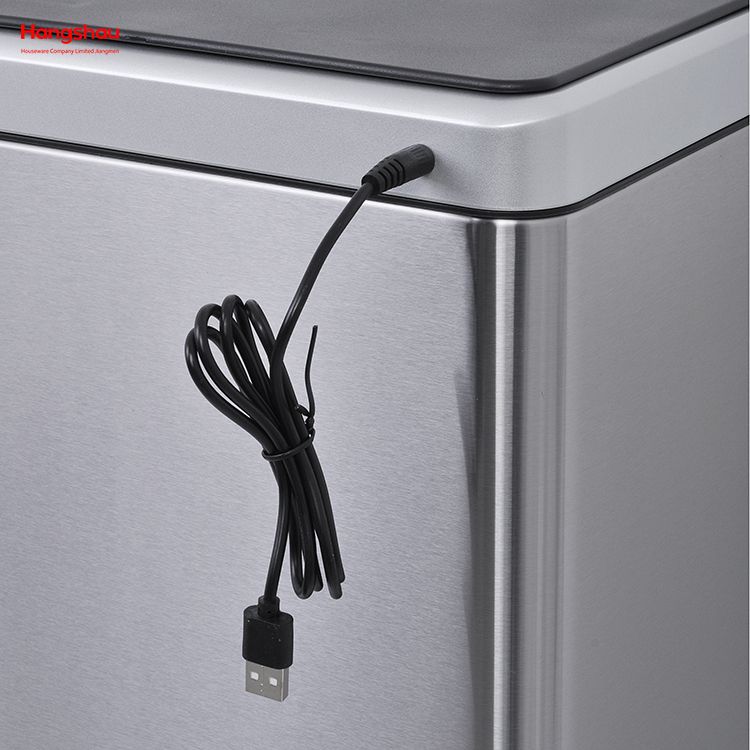 Sensor Automatic Dustbin Plastic Garbage Bin Stainless Steel 20L Smart Kitchen Rubbish Dust Trash Can Induction Waste Bins 
