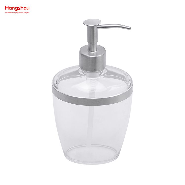 Transparent Plastic Bathroom Accessories Luxury Set Luxury Family Soap Dispenser Toothbrush Holder Tumbler Soap Dish 