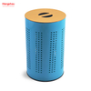 Metal Dirty Clothes Laundry Basket Large Home Storage Basket Laundry Hamper Laundry Basket with Lid Washing Storage 