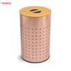 Metal Dirty Clothes Laundry Basket Large Laundry Basket with Lid Washing Storage Home Storage Basket Laundry Hamper