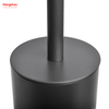 Brushed And Graphite Grey Lacquer Spraying Household Bathroom Stainless Steel 304# Toilet Brush Holder Matte Toilet Cleaning Brush Holder Wc Clean Brush Holder