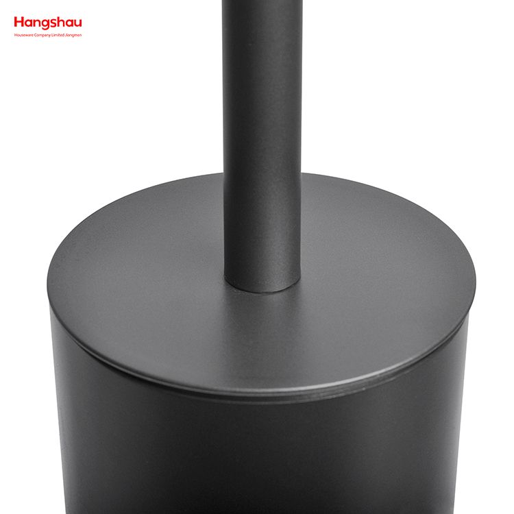 Brushed And Graphite Grey Lacquer Spraying Household Bathroom Stainless Steel 304# Toilet Brush Holder Matte Toilet Cleaning Brush Holder Wc Clean Brush Holder