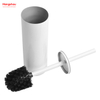 Brushed And White Lacquer Spraying Household Bathroom Stainless Steel 304# Toilet Brush Holder Matte Toilet Cleaning Brush Holder Wc Clean Brush Holder