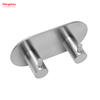 Stainless Steel Sticky Hook Adhesive Wall Hanging Hook with Dual Adhesive Tape Towel Hooks Bathroom Metal Hooks for Wall 