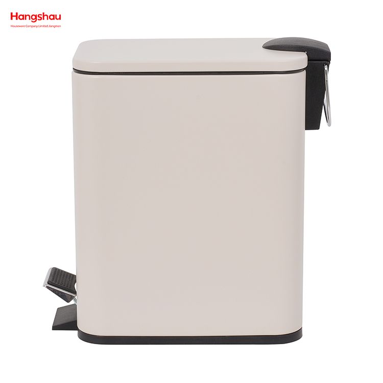 Kitchen Hotel Office Trash Can Iron Rectangular Pedal Bin Hotel Dust Bin Foot Pedal Dustbin With Rubbish Bin Garbage