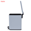 Household Office Trash Can Iron Rectangular Pedal Bin Kitchen Bathroom Foot Pedal Dustbin With Rubbish Bin Garbage Hotel Dust Bin