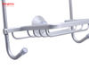 Bathroom Aluminum Hanger 3 Layer Wall Mounted Hanging Basket Wall Mounted Bathroom Accessories Shower Caddy In Aluminum Bathroom Shelf Anti-rust Durable