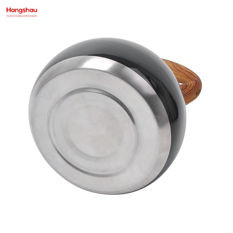 Simulation Wooden Handle Painting Stainless Steel Water Kettle Tea Kettle Whistling Kettle For Home Hot Water Tea Pot 