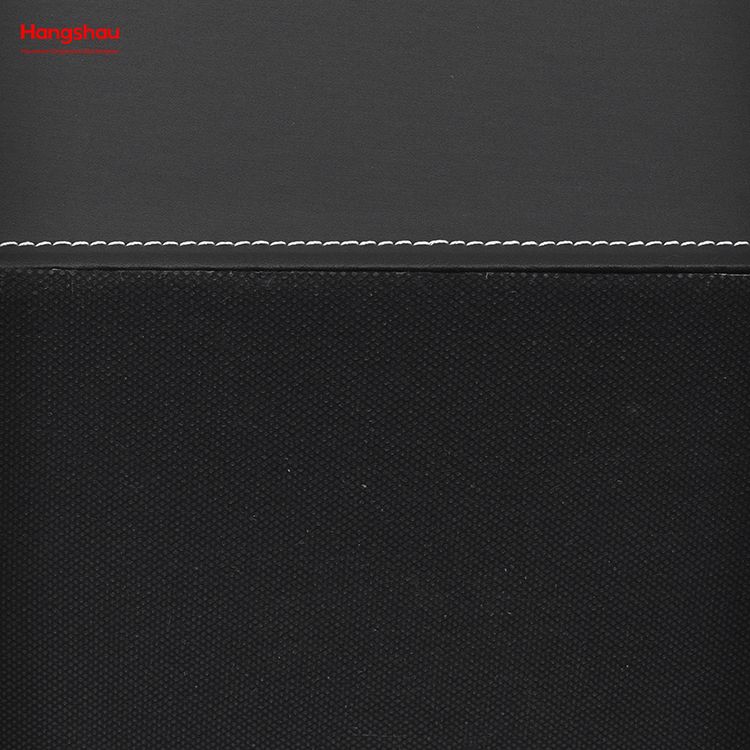 16L Square Open Top Trash Bin with Leather Layer