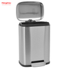 5L Indoor Stainless Steel Metal Dustbin/toilet Waste Bin With Pedal Trash Can Hotel Rubbish Bin