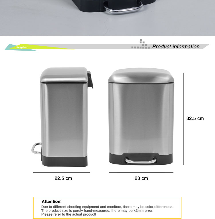 Bathroom Metal Waste Bin