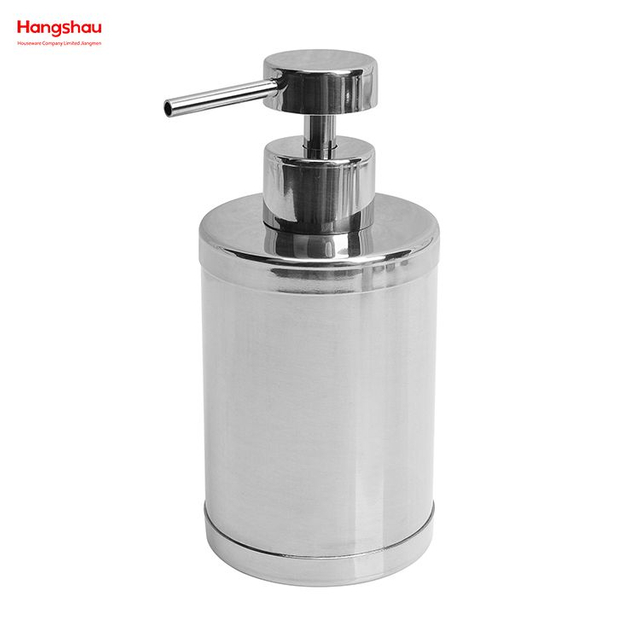 Stainless Steel Complete Bathroom Lotion Bottle Dispenser Foam Pump Soap Bottle Mirror Polishing Polish Bathroom Accessories Luxury Set 
