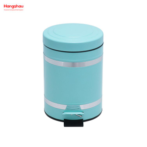 3L Bathroom Trash Can Pedal Dustbin Garbage Can Household Bedroom Pedal Waste Bin Foot Pedal Dust Bins For Indoor Trash Can