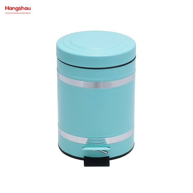 3L Bathroom Trash Can Pedal Dustbin Garbage Can Household Bedroom Pedal Waste Bin Foot Pedal Dust Bins For Indoor Trash Can