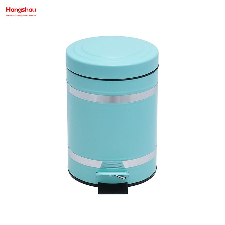 3L Bathroom Trash Can Pedal Dustbin Garbage Can Household Bedroom Pedal Waste Bin Foot Pedal Dust Bins For Indoor Trash Can