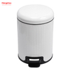 5L Metal Powder Coating Household Pedal Waste Bin Dust Bins For Indoor Trash Can Bathroom Trash Can Morden Style Dustbin Garbage Can 