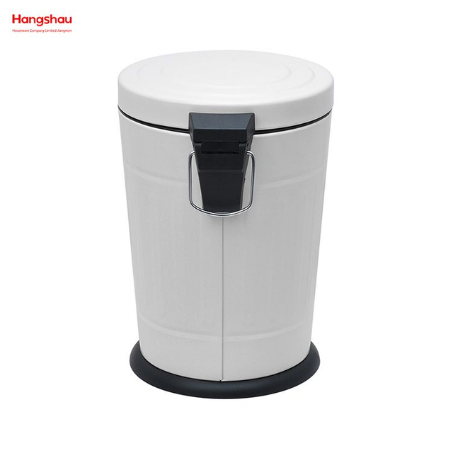 5L Metal Powder Coating Household Pedal Waste Bin Dust Bins Morden Style Dustbin Garbage Can For Indoor Trash Can Bathroom Trash Can
