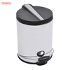 5L Polish Kitchen Waste Bins Bathroom Household Stainless Steel Trash Can Mirror Reflection Polishing Round Pedal Bin 