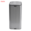 11.5L Stainless Steel Rectangular Pedal Bin Hotel Dust Bin Foot Pedal Dustbin With Rubbish Bin Garbage For Kitchen Hotel Office Trash Can
