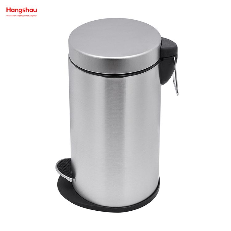3L Indoor Step Decorative Pedal Trash Can Household Pedal Waste Bin For Indoor Trash Can Foot Pedal Bathroom Metal Trash Can Powder Coating Morden Style Dustbin Garbage Can Dust Bins 