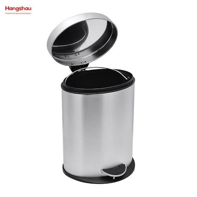 3L Indoor Step Decorative Pedal Trash Can Household Pedal Waste Bin For Indoor Trash Can Foot Pedal Bathroom Metal Trash Can Powder Coating Morden Style Dustbin Garbage Can Dust Bins 