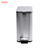 5L Hotel Dust Bin Stainless Steel Foot Pedal Dustbin With Rubbish Bin Garbage For Kitchen Hotel Office Trash Can