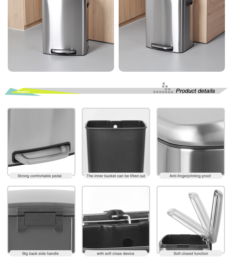 Stainless Steel Dustbin
