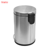 7L High Class Stainless Food Kitchen Waste Bin With Foot Pedal Patent Design Bathroom Metal Trash Can Garbage Can Dust Bins Household Pedal Waste Bin For Indoor Trash Can Foot Pedal 