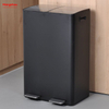 60 Liters Garbage Sorting Kitchen Waste Outdoor Stainless Steel Trash Can