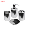 Mirror Polishing Bathroom Accessories Luxury Set Luxury Family Soap Dispenser Toothbrush Holder Tumbler Soap Dish 