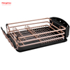  Aluminum Metal Drying Plastic Dish Tray Rack Alloy Dish Rack over Sink Organizer Kitchen Stand Dish Rack Countertop Dish Rack Cup Holder 