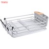 Kitchen Dish Rack Cup Holder Aluminum Alloy Dish Rack Metal Drying Plastic Dish Tray Rack over Sink Organizer Stand Dish Rack Countertop 