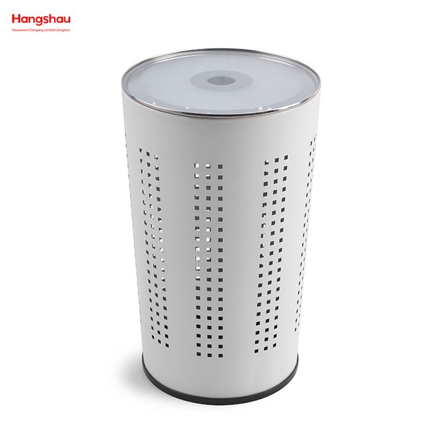 Large Home Storage Basket Laundry Hamper Washing Storage Dirty Clothes Laundry Basket Metal Laundry Basket with Lid 