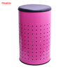 Metal Large Home Storage Basket Laundry Hamper Laundry Basket with Lid Washing Storage Dirty Clothes Laundry Basket 