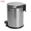 Matte with Anti-fingerprint Household Bathroom Stainless Steel 3L Pedal Trash Bin With Cover Closing Slowly And Mutely Round Trash Bin Waste Bin Dustbin