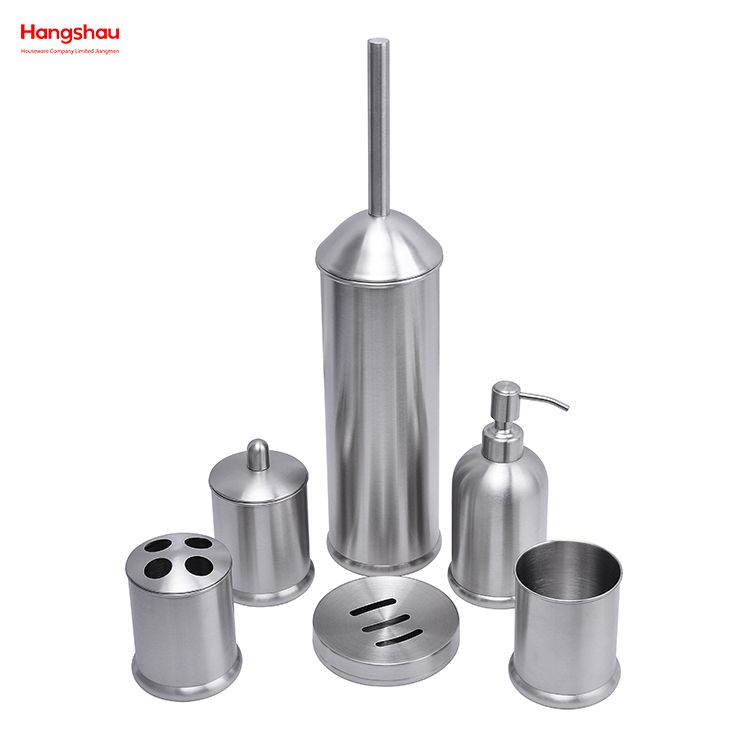 Bathroom Accessories Luxury Set Toiletbrush Holder Ceramic Luxury Family Soap Dispenser Toothbrush Holder Tumbler Soap Dish 