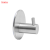 Circular Towel Hooks Bathroom Metal Hooks for Wall Stainless Steel Sticky Hook Adhesive Wall Hanging Hook with Dual Adhesive Tape
