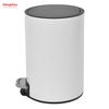 Indoor Trash Can Powder Coating Pedal Waste Bin Kitchen Garbage Can Bathroom Trash Can Metal Morden Style Dustbin Household Dust Bins