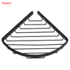 Black Aluminium Bathroom Corner Rack With Metal Shower Caddy Bath Storage Rack Wall Shelf Wall Mounted Bracket