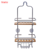 Aluminum Hanger Storage Rack 3-tier Shower Caddy Shelf Basket Shower Caddy Over The Door With Bathroom 