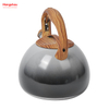 Simulation Wooden Handle Painting Stainless Steel Water Kettle Tea Kettle Whistling Kettle For Home Hot Water Tea Pot 