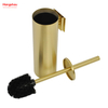Golden Lacquer Spraying Household Bathroom Stainless Steel 304 Wall-mounted Toilet Brush Holder