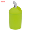 5L Plastic Round Swing-Top Trash Can Household Trash Can Push-Door Trash Can Ball-Top Trash Can